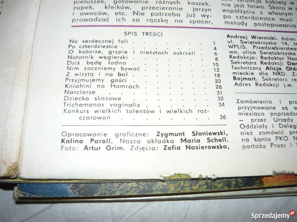 Czasopismo Uroda 12 1964 wydania Nowy Sącz