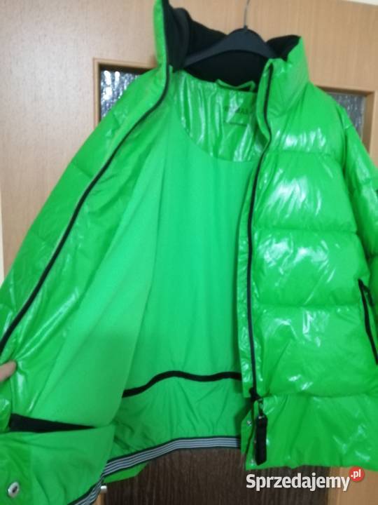 Ulla Popken Hyprar neonowa zielona kurtka zimowa Zgorzelec