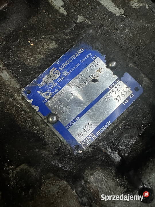 pompa jazdy SAUER DANFOSS ładowarka koparka