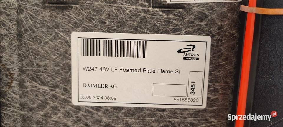 MERCEDES W247 PODŁOGA BAGAŻNIKA A2476807704