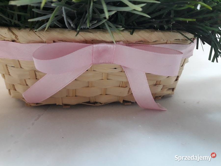 Stroik świąteczny sowa rękodzieło Trzebnica