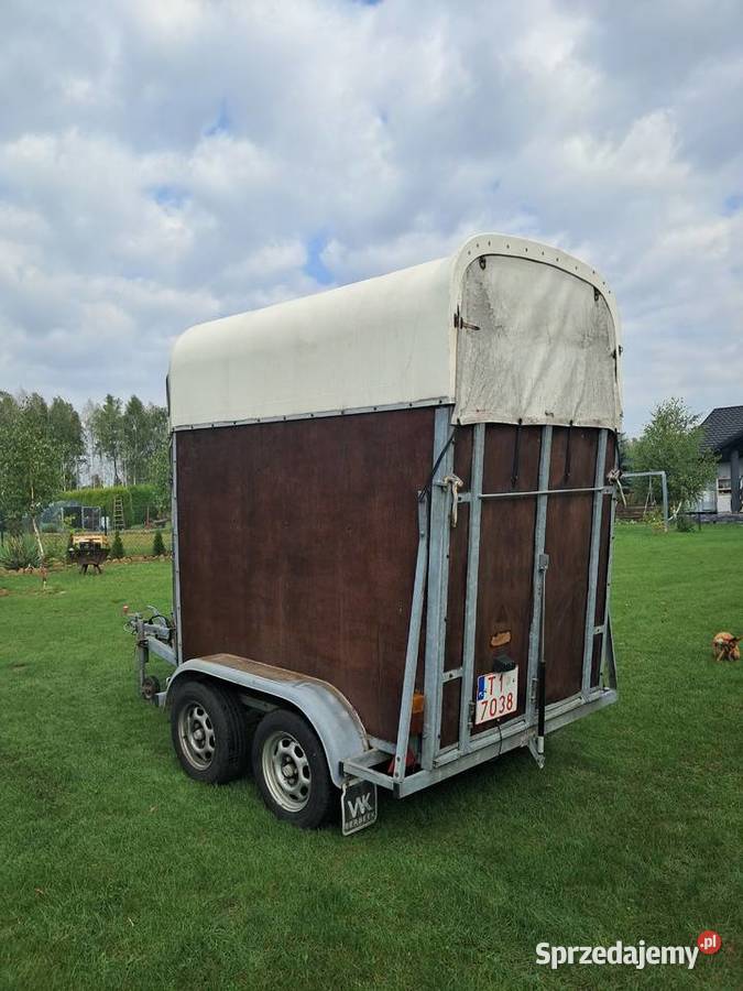 Sprzedam przyczepe na 1 Konia Konie Gadka