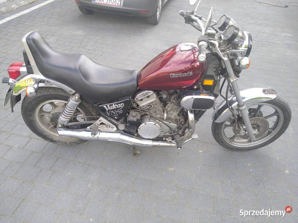 Kawasaki vn 750 vulcan chopper nieuszkodzony Izdebnik