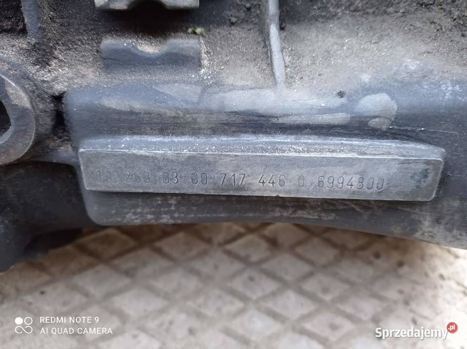 Skrzynia biegow do mercedesa 210 3l osobowe Układ napędowy Olsztynek