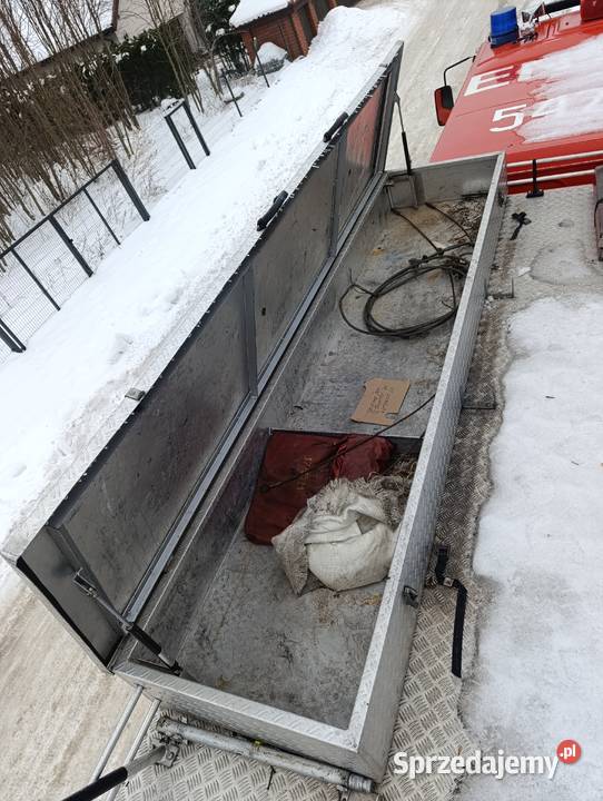 Skrzynia dachowa aluminiowa straż OSP Nasielsk