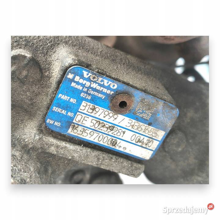 TURBOSPRĘŻARKA Volvo V50 S60 S80 XC60 20 D4 D5 Chełm