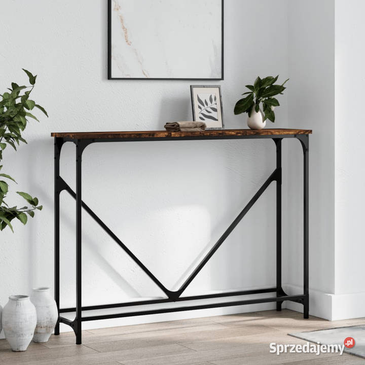 Stolik konsolowy przydymiony dąb 102x225x75 Warszawa