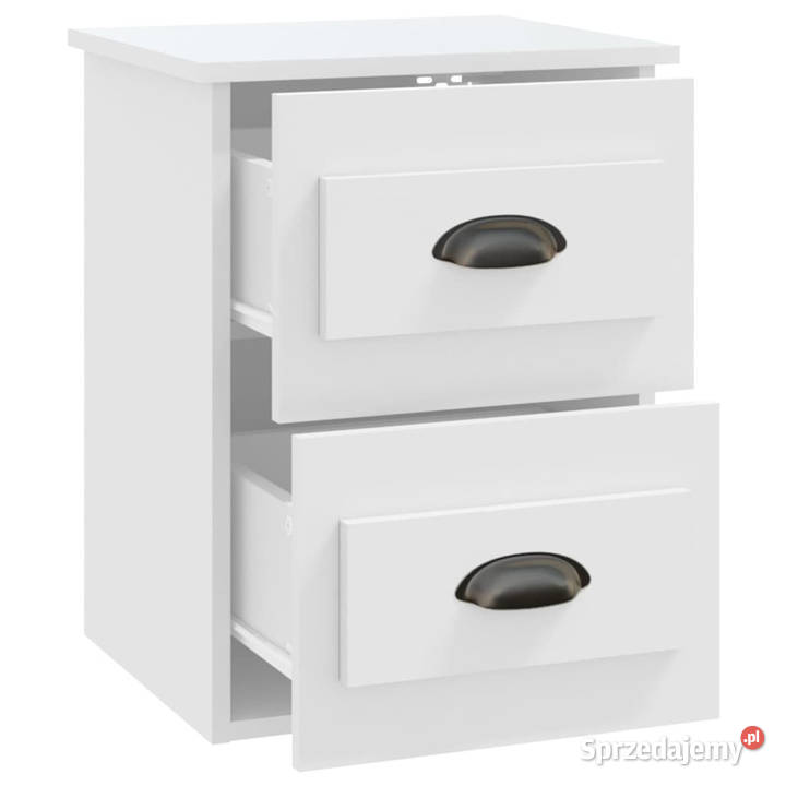 Wisząca szafka nocna biała 415x36x53 WM816392 Warszawa