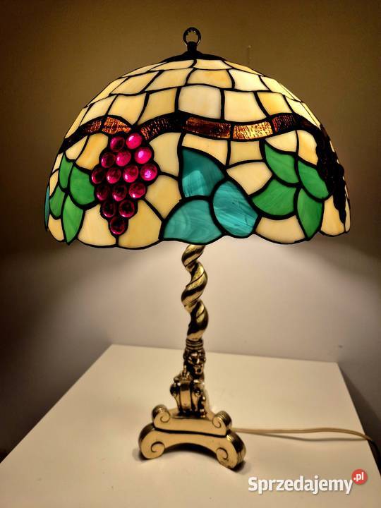 Lampa witrażowa w stylu Tiffany winogrona Bydgoszcz