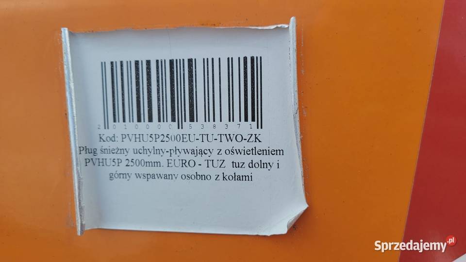 Stekro Vario 25M Pług do śniegu PVHU5P EuroTUZ Zaklików