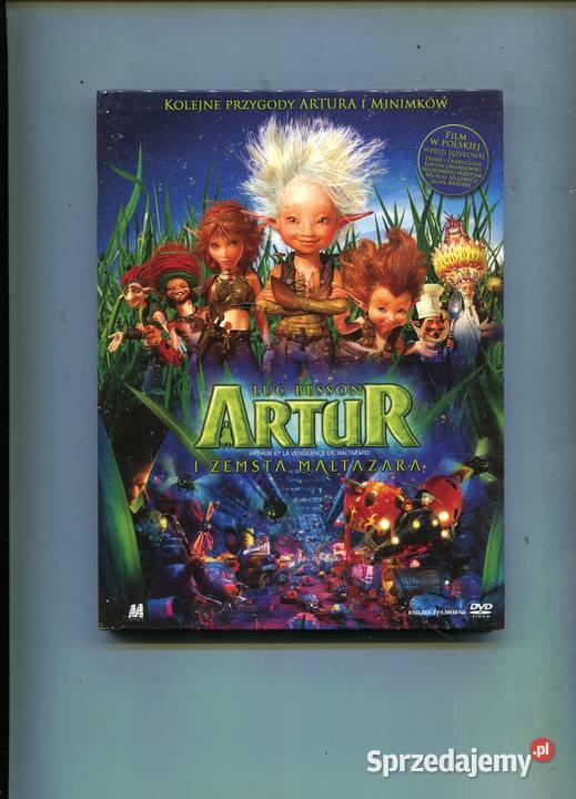 Artur i zemsta Maltazara Film DVD zachodniopomorskie Szczecin