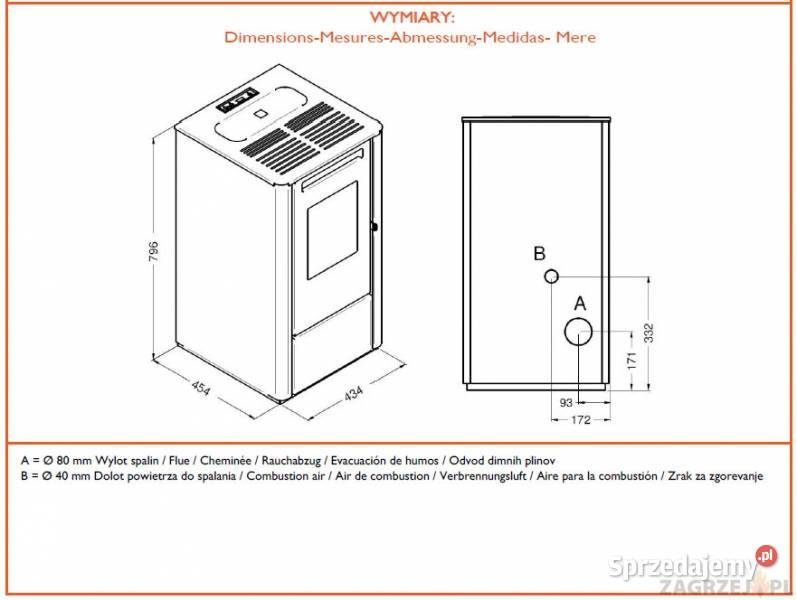 Piecyk na pellet Thelma 9 kW pelet markowy Tarnów sprzedam