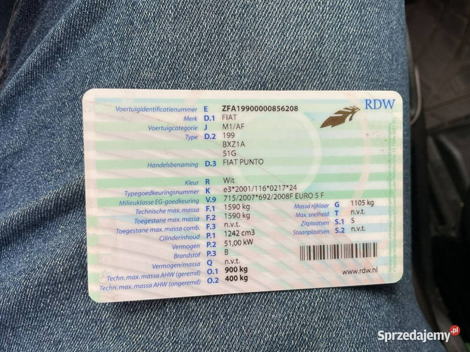 Fiat Punto 2012 BenzynaAuxUSBNiskigwarantowany czujnik zmierzchu Wejherowo