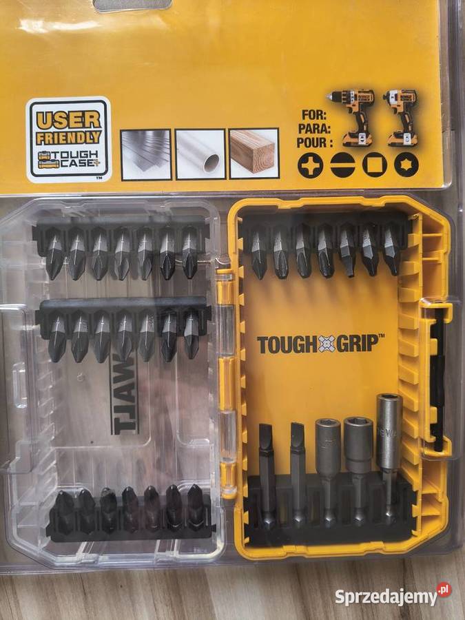 Zestaw końcówek wkrętakowych bitów DeWalt Raniżów