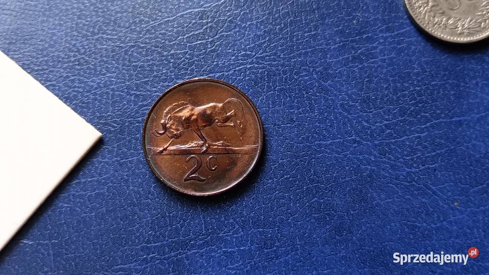 Stare monety 2 cent 1967 Afryka Południowa Lesko