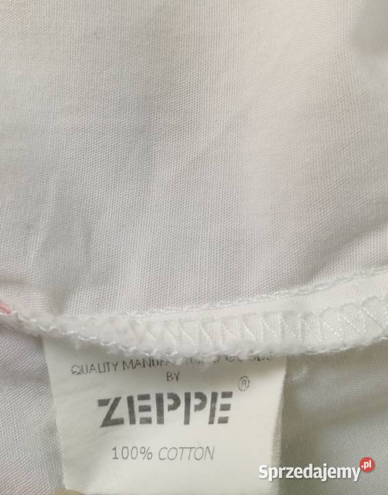 Damska biała bawełniana bluzka koszulowa krótki