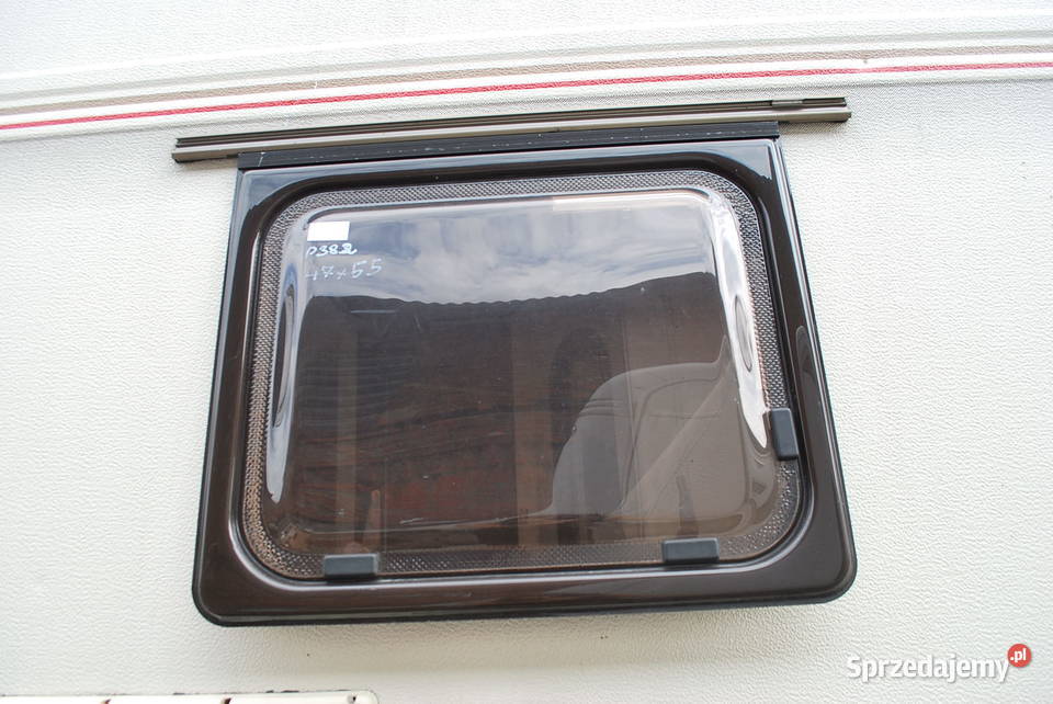 ZESTAW SZYB Z PRZYCZEPY KEMPINGOWEJ DETHLEFFS Grzebowilk