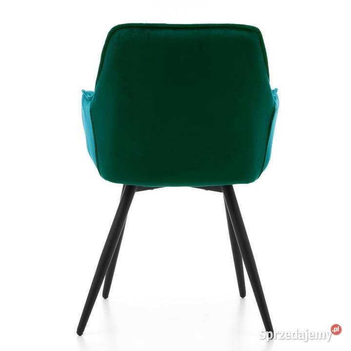 Krzesło Tapicerowane Siena Butelkowa Zieleń