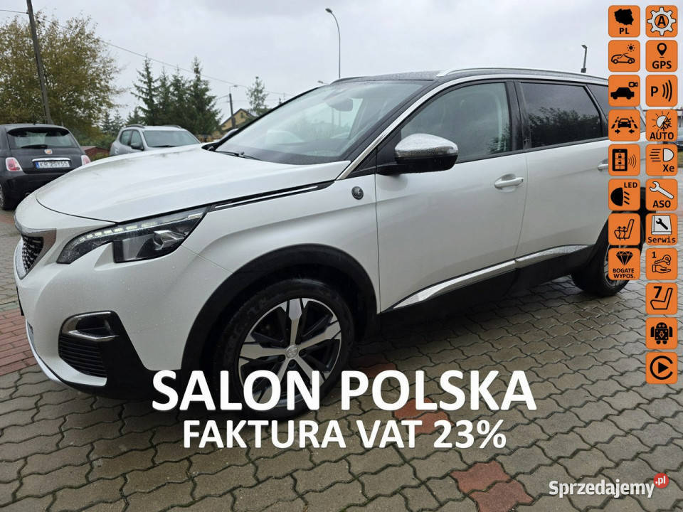 Peugeot 5008 2021 Salon Polska 1Właściciel 7os przyciemniane szyby Białystok