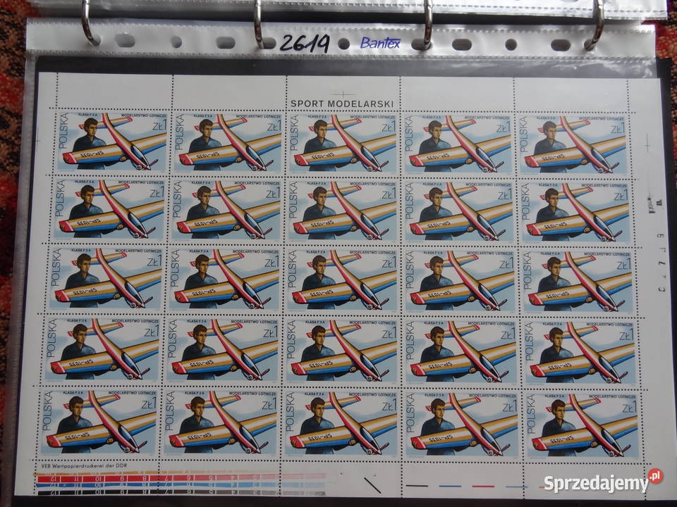 Znaczki pocztowe Polska Fi 26142619 Ark Jarosław