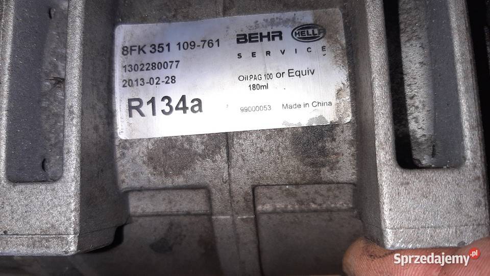 KSPRĘŻARKA KLIMATYZACJI VOLVO MAZDA FORD 8FK351 Dębno