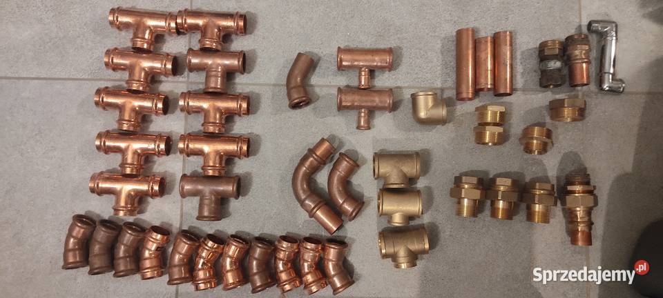 Kształtki kolana trójniki zaciskowe Bidziny sprzedam