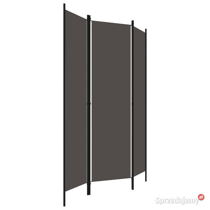 Parawan 3panelowy antracytowy 150 x 180 WM320717 Warszawa