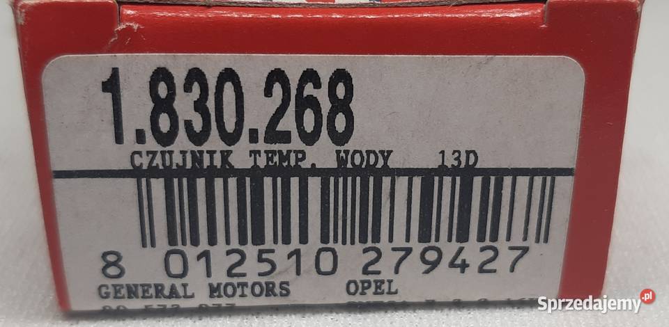 CZUJNIK TEMPERATURY WODY OPEL OMEGA B VECTRA B Mielęcin