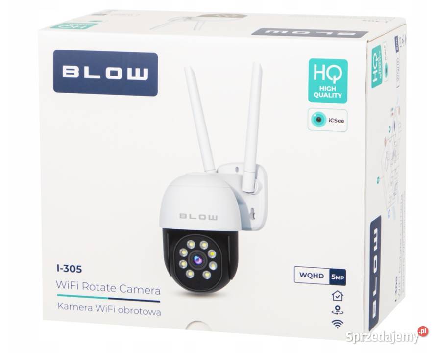 ZEWNĘTRZNA KAMERA WiFi IP OBROTOWA 25K 5MPX podlaskie Białystok