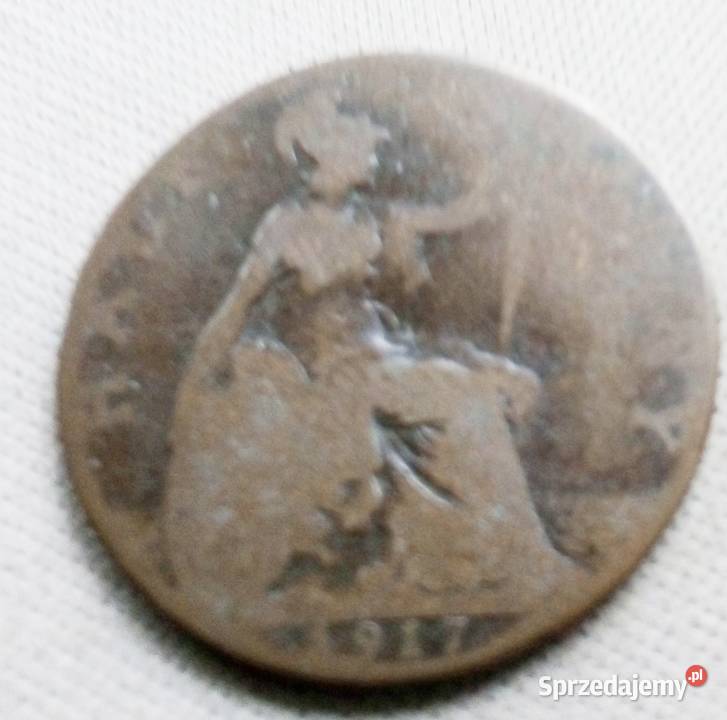 WIELKA BRYTANIAONE PENNY1917 r Legionowo