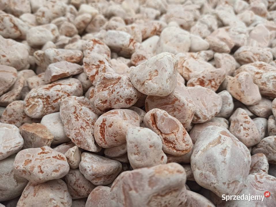 Kamień ozdobny czerwony pomarańczowy OTOCZAK małopolskie Oświęcim