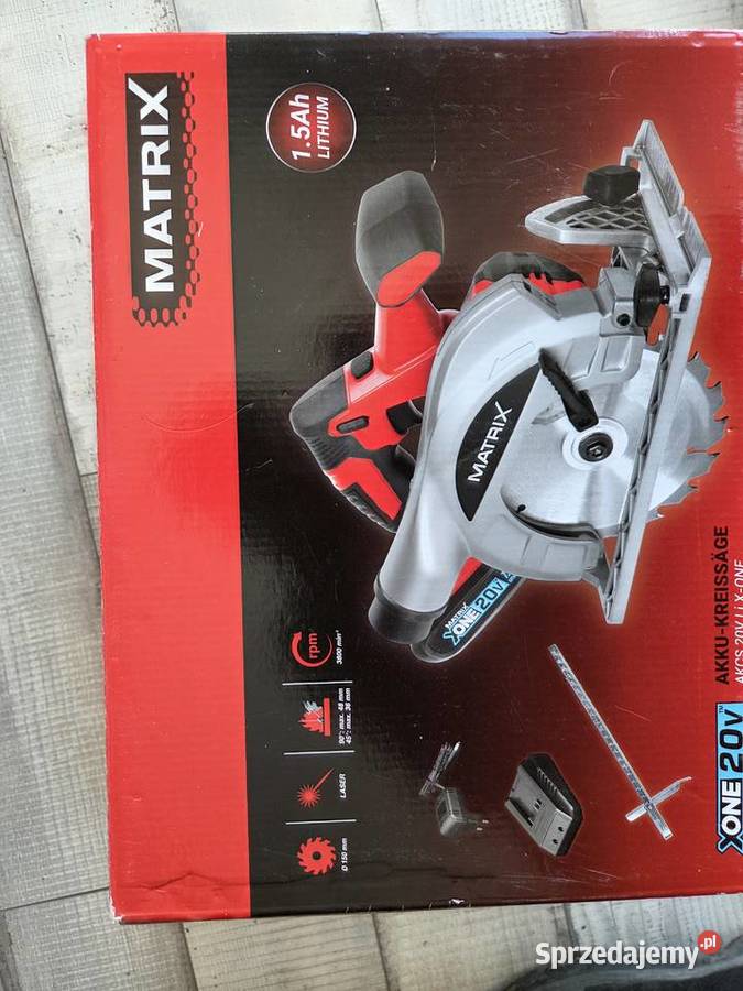 Pilarka tarczowa Matrix akumulator aku nowa Namysłów