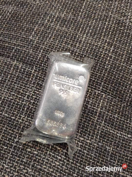 Sztabka srebra Umicore Finesilber 1 Nowy Sącz