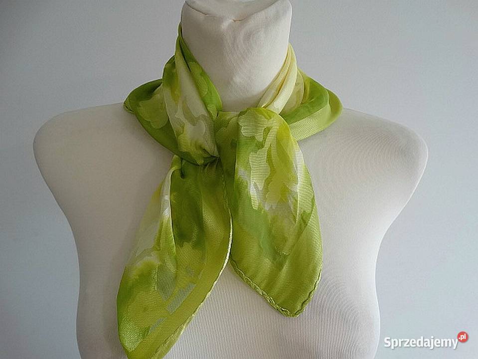 Apaszka Jedwabna 100 Naturalny Jedwab Chustka podlaskie Łomża