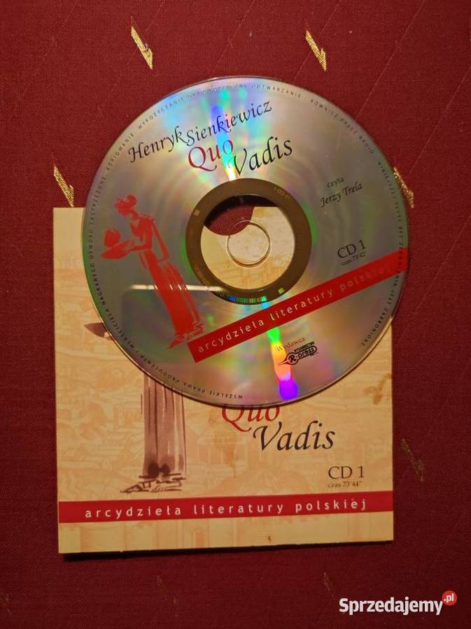 Płyta CD audiobook powieść Henryk Sienkiewicz