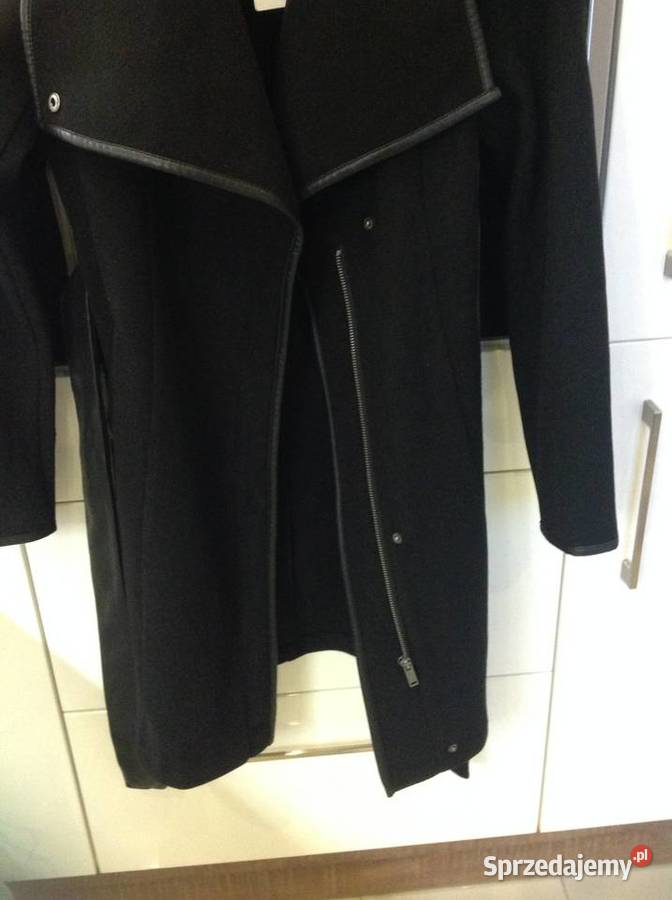 Plaszcz Czarny Damski ONLY M NOWY Nowa Sól