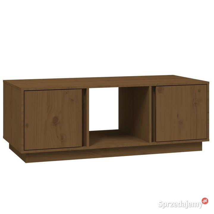 Stolik kawowy miodowy brąz 110x50x40 lite drewno mazowieckie Warszawa