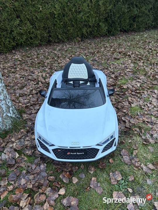 Samochód na akumulator Audi R8 LIFT biały autko Dom i Ogród