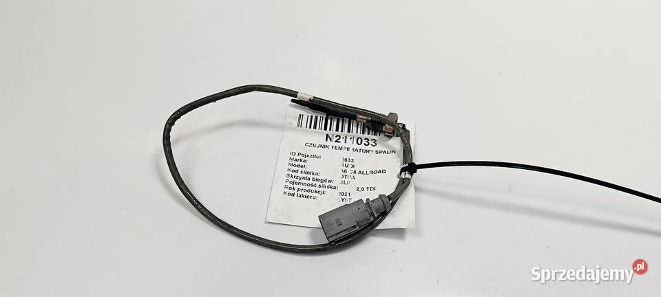 CZUJNIK TEMPERATURY SPALIN AUDI A6 C8 ALLROAD Lipno sprzedam