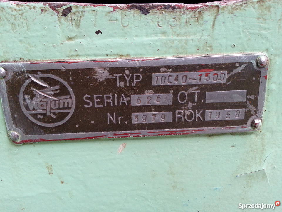 TOKARKA TUC 401500 zachodniopomorskie Mścice