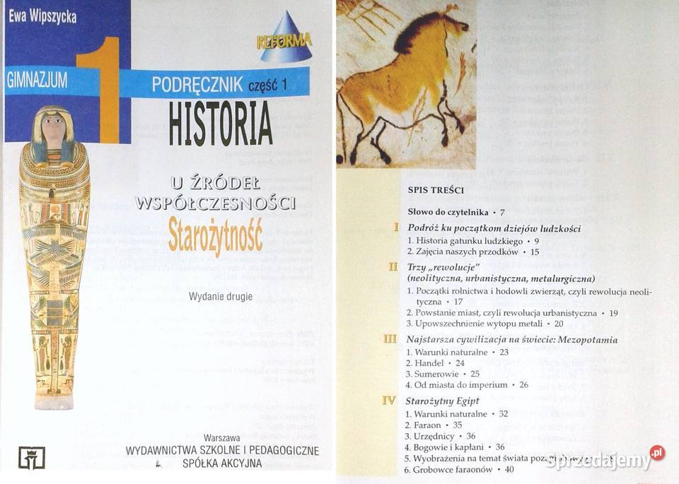 Historia 1 Starożytność cz1 Ewa Wipszycka Rok wydania 1999 Chełm sprzedam
