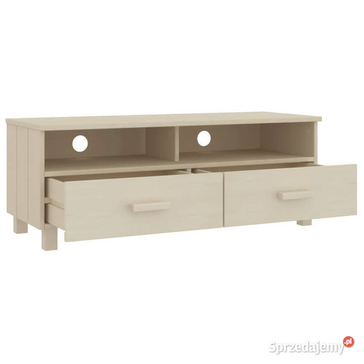 Szafka pod TV HAMAR miodowy brąz 106x40x40