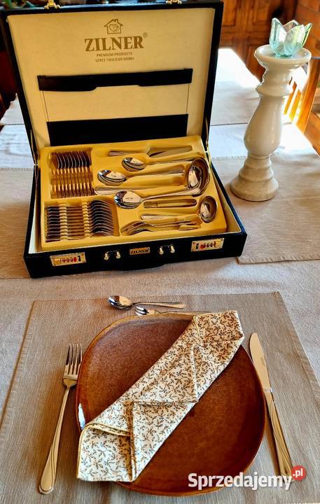 Walizka sztućce czarna łódzkie Łódź