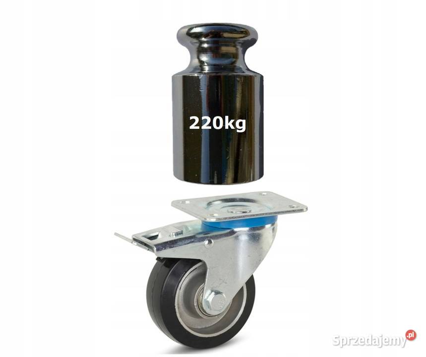 Koło transportowe z Hamulcem 100mm Nośność 220 Meble