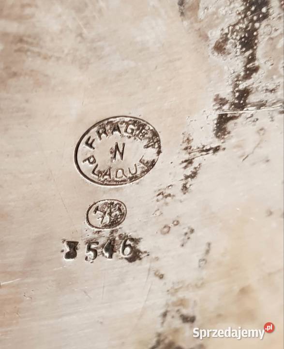 Cukiernica art deco plater firmy Fraget warmińsko-mazurskie Orneta