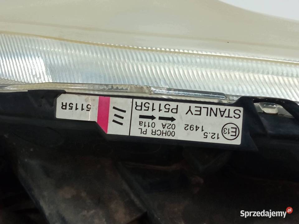 LAMPA PRZÓD PRAWA EU Mazda 5 I 20052010 Rok produkcji 2006