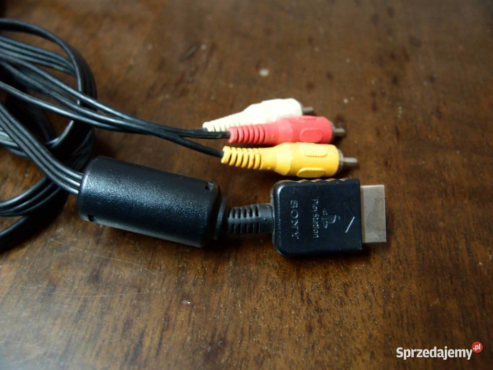 Oryginalny kabel AV 3x cinche do konsol
