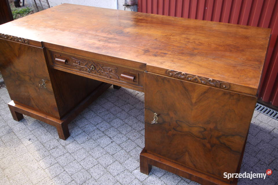 HIT Komplet gabinetowy ART DECO 1930 r orzech dolnośląskie