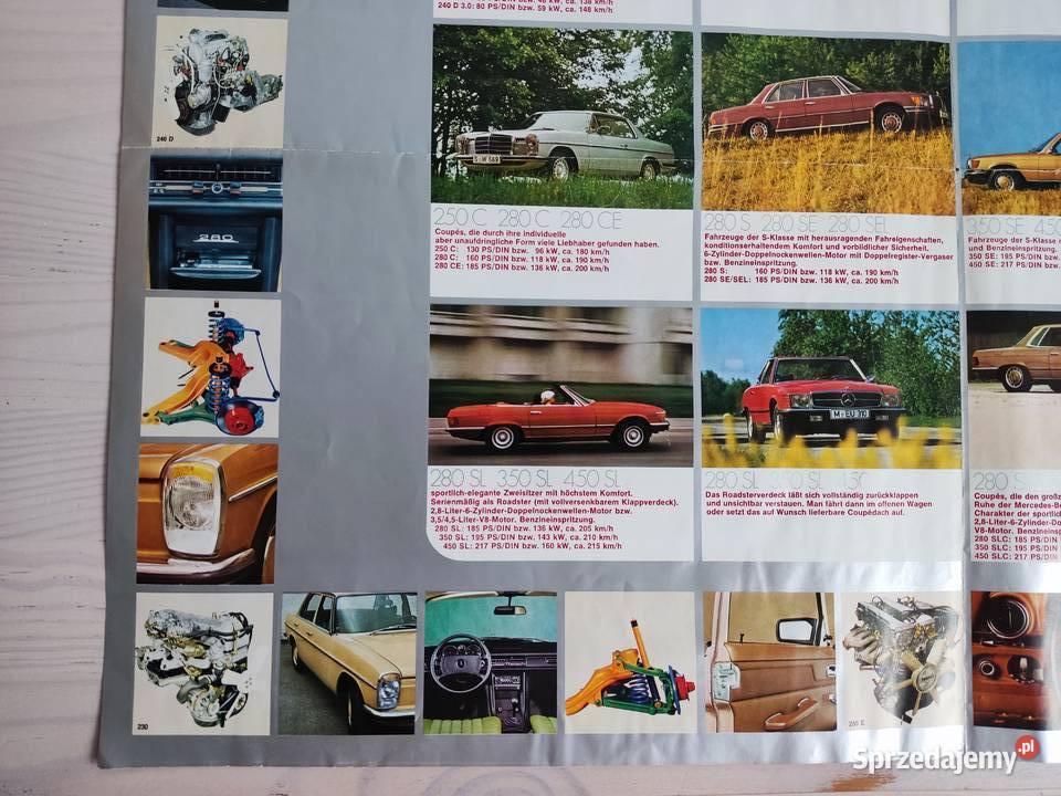 Prospekt rozkładany broszura Mercedes Benz seria opolskie Głuchołazy sprzedam