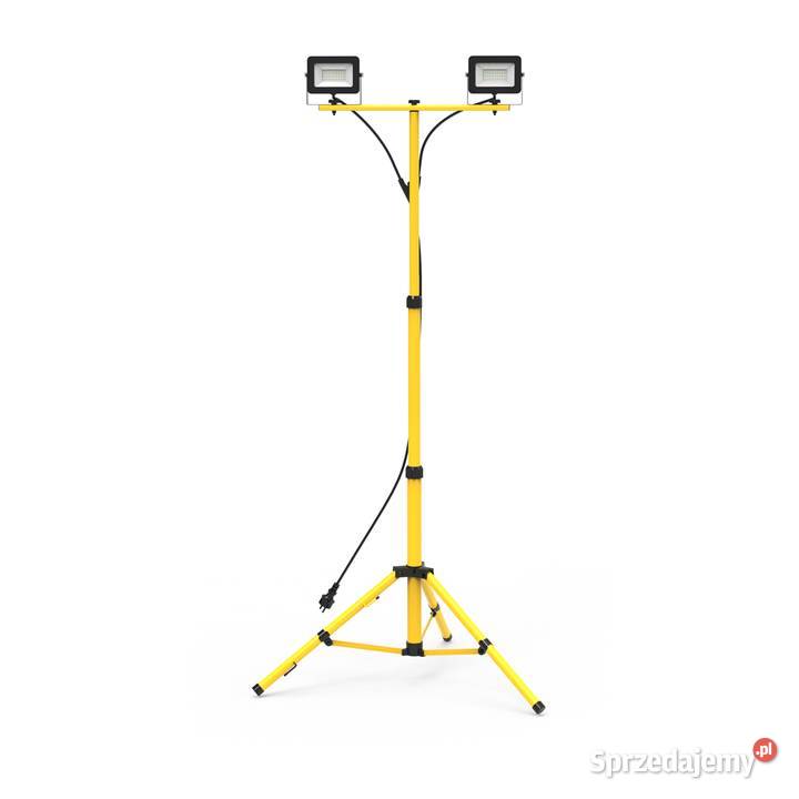 Halogen LED na statywie 2x 30w Halogeny i naświetlacze